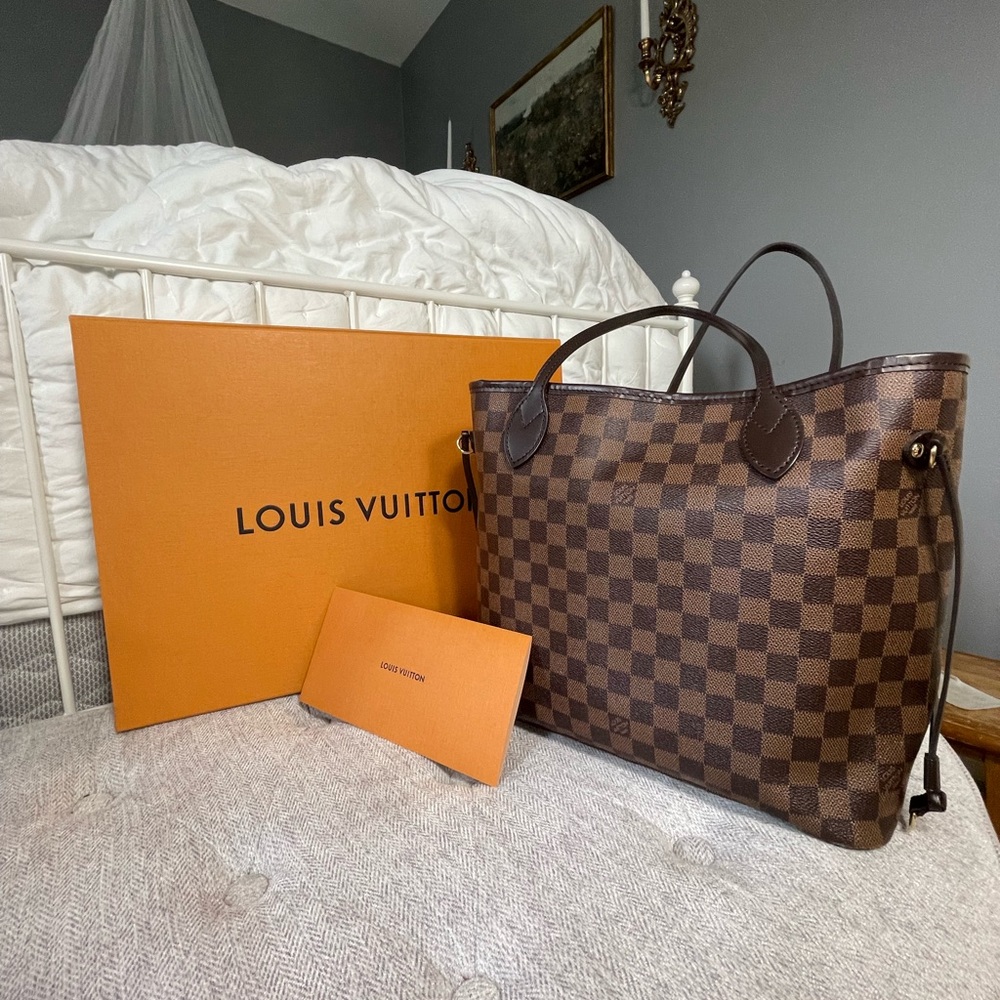 LOUIS VUITTON DAMIER EBENE NEVERFULL MM